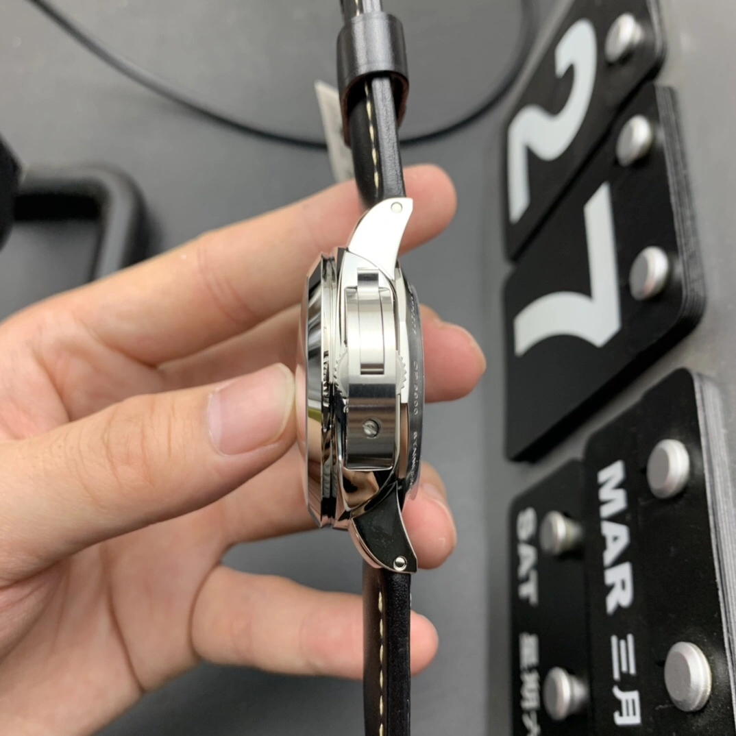 CBD Factory Panerai Luminor Marina 1950 Matte Black Dial Luminous Arabic Numerals Black Calfskin Leather StrapPAM00359 1:1 Super Clone – DDP.9000 Movement GoodFit 371